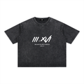 "JOHN 3:16" BLACK WASH BOXY COTTON T-SHIRT