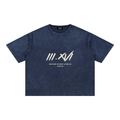 "JOHN 3:16" BLUE WASH BOXY COTTON T-SHIRT