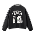 "DISCIPLE OF YESHUA"  BLACK LONG SLEEVE POLO