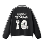 "DISCIPLE OF YESHUA"  BLACK LONG SLEEVE POLO