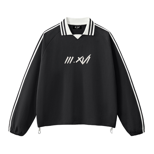 "DISCIPLE OF YESHUA"  BLACK LONG SLEEVE POLO
