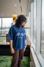 "JOHN 3:16" BLUE WASH BOXY COTTON T-SHIRT