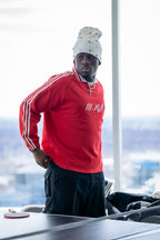"DISCIPLE OF YESHUA"  RED LONG SLEEVE POLO