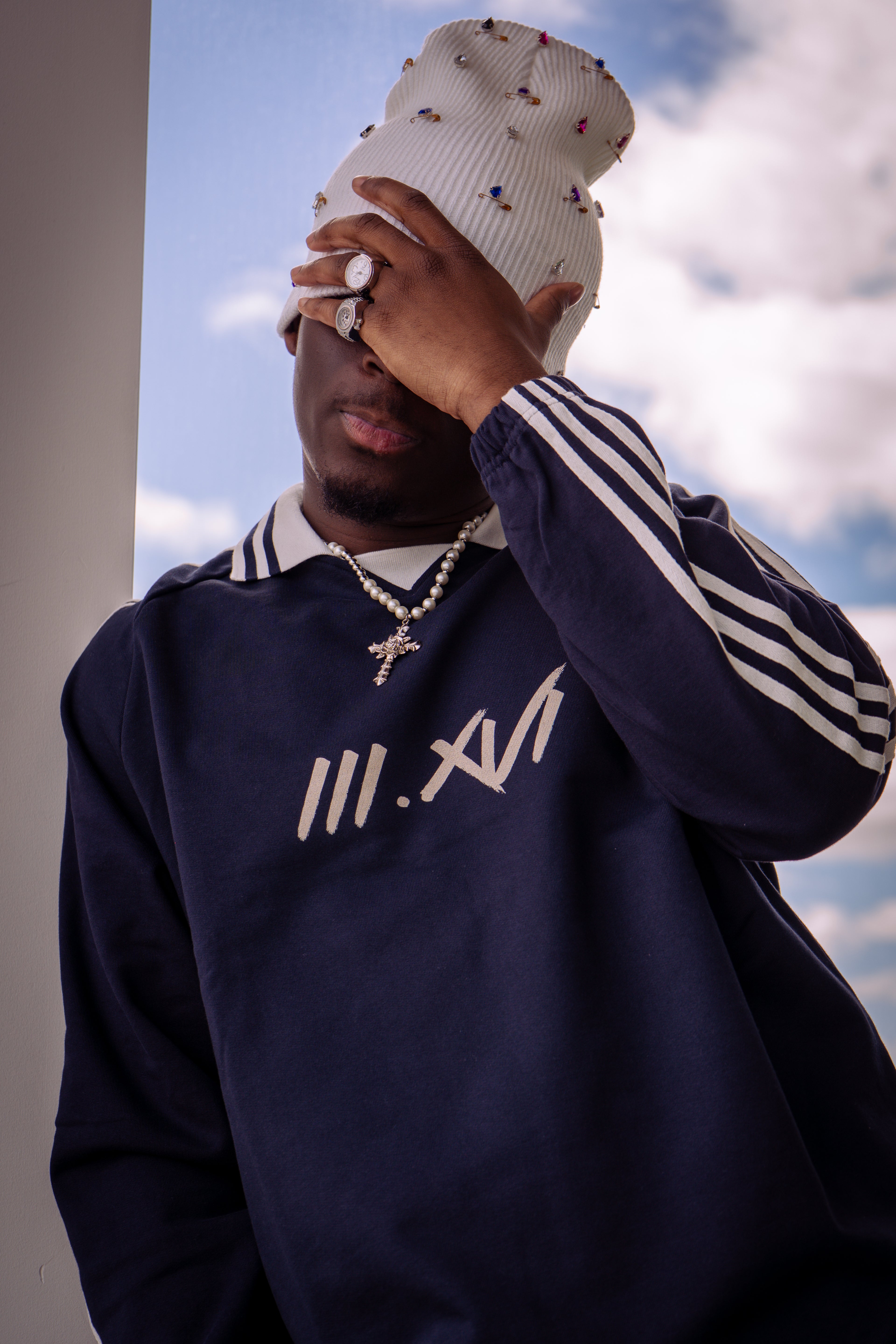 "DISCIPLE OF YESHUA"  ROYAL BLUE LONG SLEEVE POLO