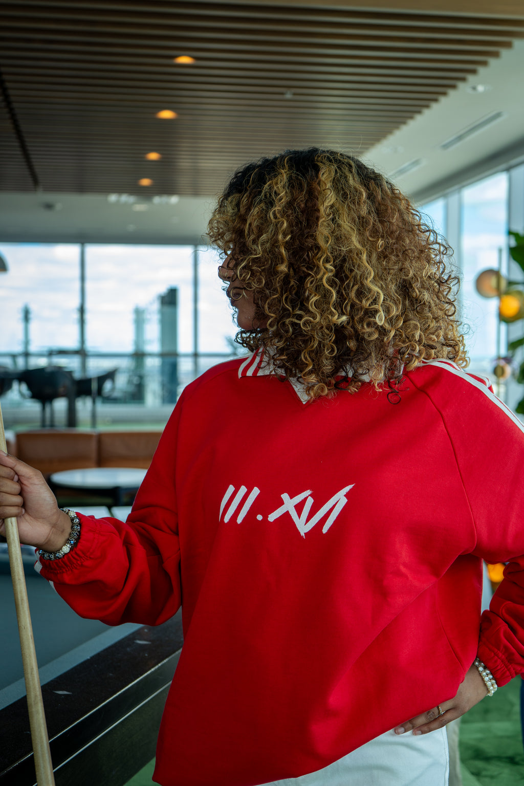 "DISCIPLE OF YESHUA"  RED LONG SLEEVE POLO