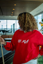 "DISCIPLE OF YESHUA"  RED LONG SLEEVE POLO