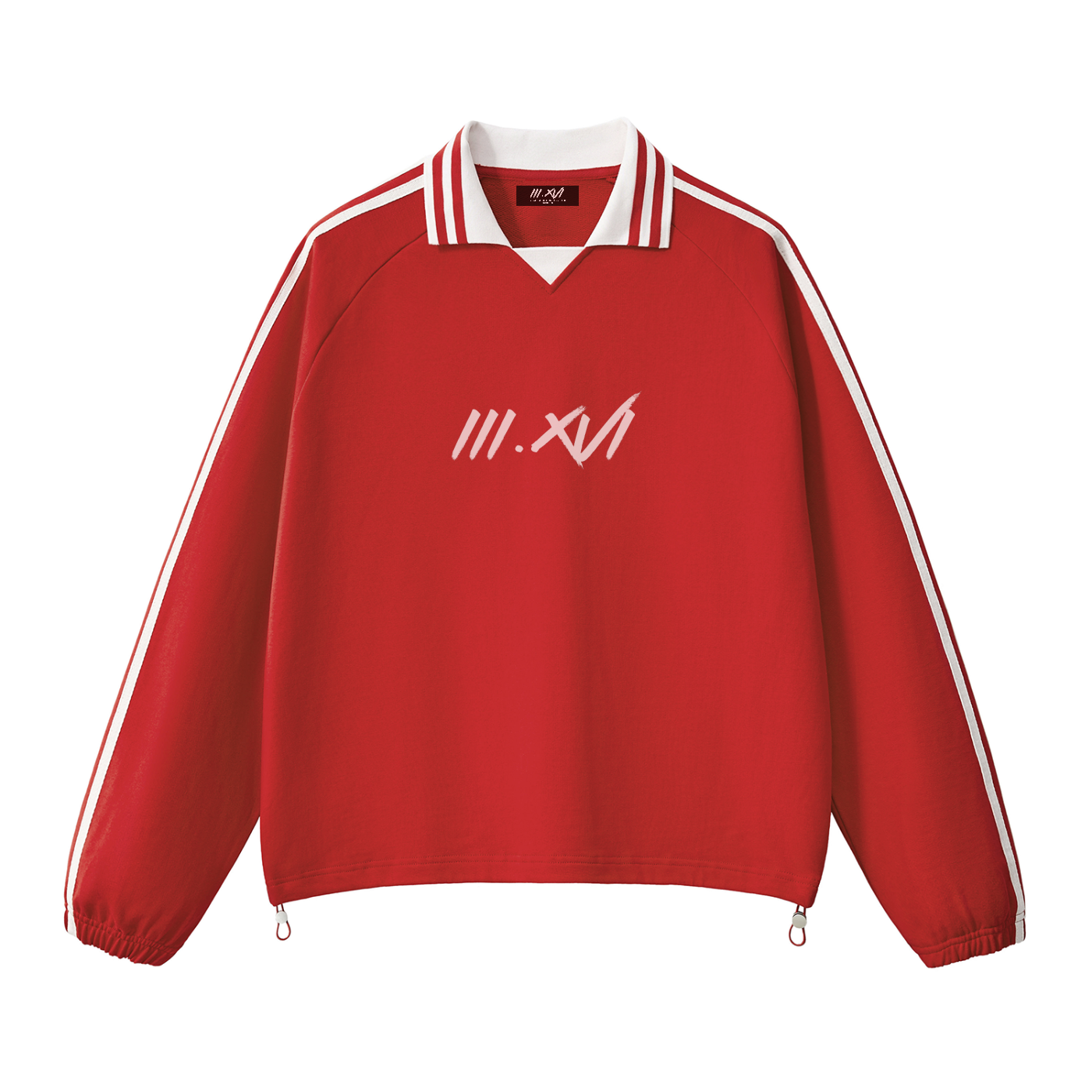 "DISCIPLE OF YESHUA"  RED LONG SLEEVE POLO