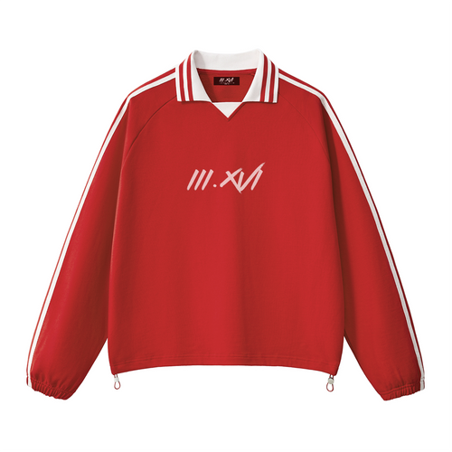 "DISCIPLE OF YESHUA"  RED LONG SLEEVE POLO