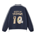 "DISCIPLE OF YESHUA"  ROYAL BLUE LONG SLEEVE POLO