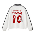 "DISCIPLE OF YESHUA"  WHITE LONG SLEEVE POLO